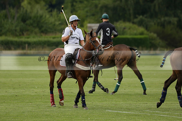 Beau Design v Boscom in an August Rother Cup 4 goal polo match at Cowdray Park Polo Club on Wednesday 07 August 2013