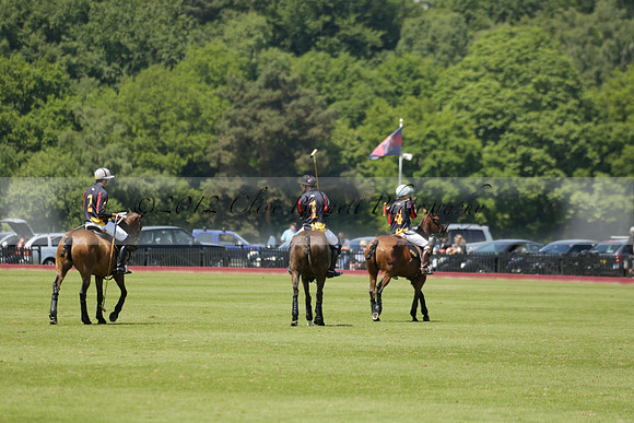 Black Bears v Salkeld in a Cartier Queens Cup polo match 2013.06.05