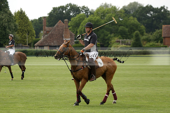 Beau Design v Boscom in an August Rother Cup 4 goal polo match at Cowdray Park Polo Club on Wednesday 07 August 2013