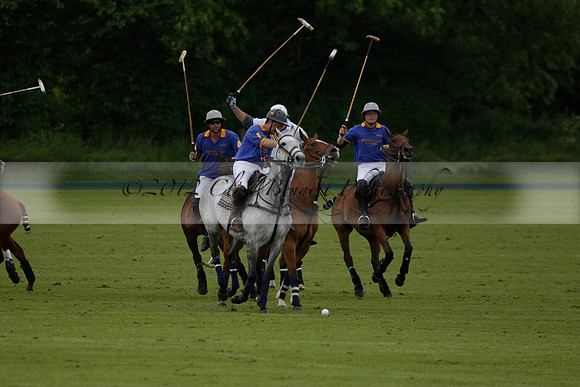 Burningfold v Combe Place in a June 4 Goal Cup polo match 2013.06.11