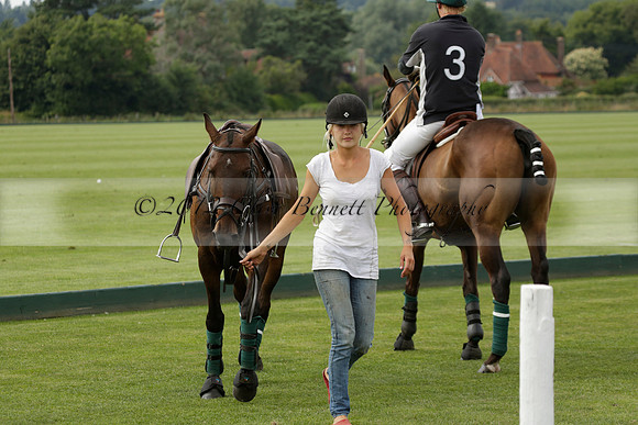 Beau Design v Boscom in an August Rother Cup 4 goal polo match at Cowdray Park Polo Club on Wednesday 07 August 2013