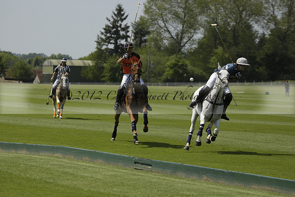Four Quarters Orange v Montana in a Cicero Cup Polo match 2013.06.06