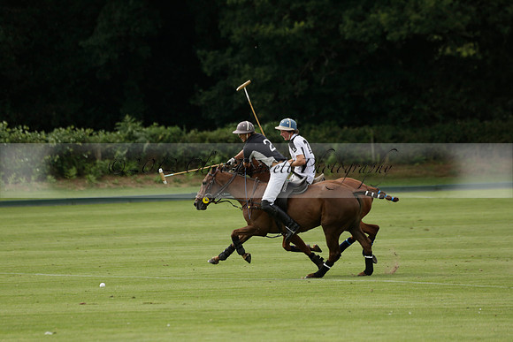 Beau Design v Boscom in an August Rother Cup 4 goal polo match at Cowdray Park Polo Club on Wednesday 07 August 2013
