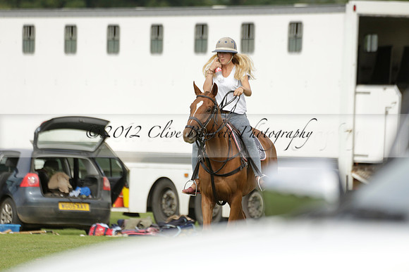 Beau Design v Boscom in an August Rother Cup 4 goal polo match at Cowdray Park Polo Club on Wednesday 07 August 2013