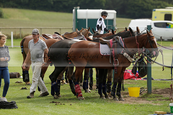 Beau Design v Boscom in an August Rother Cup 4 goal polo match at Cowdray Park Polo Club on Wednesday 07 August 2013