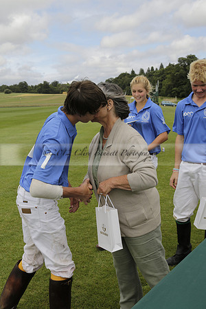 The Colts Cup presentation at Cowdray Park Polo Club on Lawns 2 on Thursday 15 August 2013 2013.08.15
