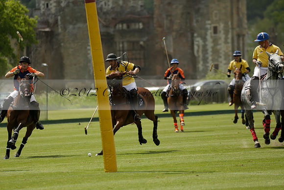 Las Estrellas v Four Quarters Blue in the final of the Jubilee Cup Polo match 2013.06.02