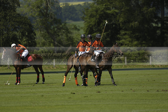 Four Quarters Orange v Montana in a Cicero Cup Polo match 2013.06.06