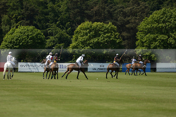 Black Bears v Salkeld in a Cartier Queens Cup polo match 2013.06.05