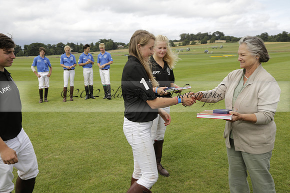 The Colts Cup presentation at Cowdray Park Polo Club on Lawns 2 on Thursday 15 August 2013 2013.08.15