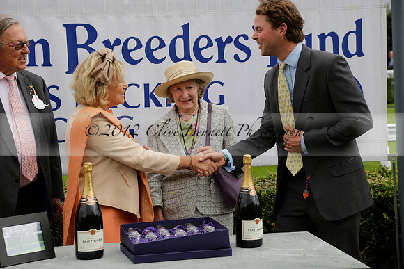 Race 6 Goodwood The British Stallion Studs Turf Club E.B.F. Fillies Stakes. 20130731. Race winner Ribbons owner Elite Racing Club