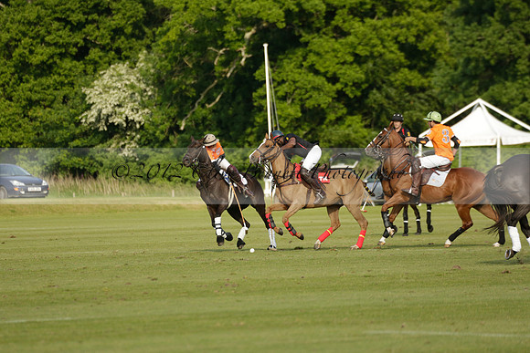 Shoreline v Cowdray Vikings in a Easebourne Cup Semi-final Polo match 2013.06.07