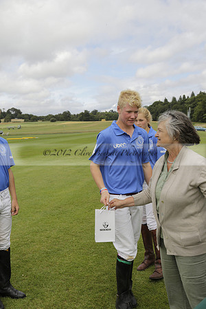 The Colts Cup presentation at Cowdray Park Polo Club on Lawns 2 on Thursday 15 August 2013 2013.08.15