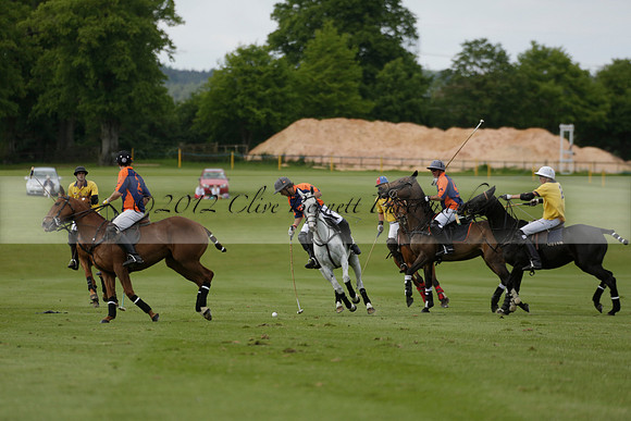 Las Estrellas v Four Quarters Blue in the final of the Jubilee Cup Polo match 2013.06.02