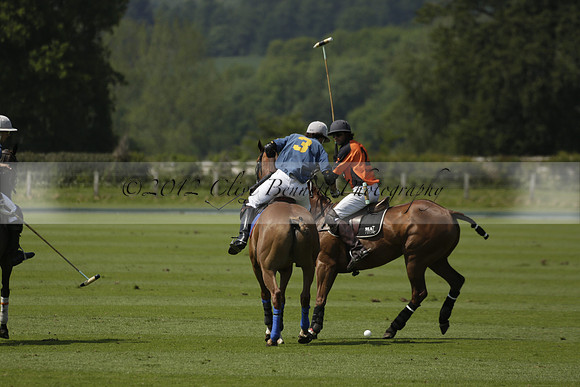 Four Quarters Orange v Montana in a Cicero Cup Polo match 2013.06.06