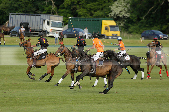 Shoreline v Cowdray Vikings in a Easebourne Cup Semi-final Polo match 2013.06.07