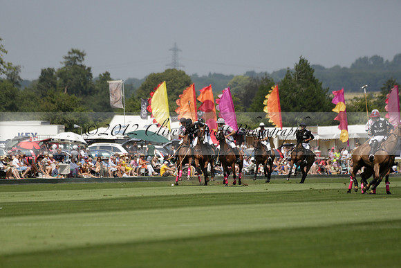 Zacara v Talandracas in a Veuve Clicquot Gold Cup Polo Match 2013.07.18