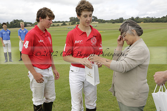 The Colts Cup presentation at Cowdray Park Polo Club on Lawns 2 on Thursday 15 August 2013 2013.08.15