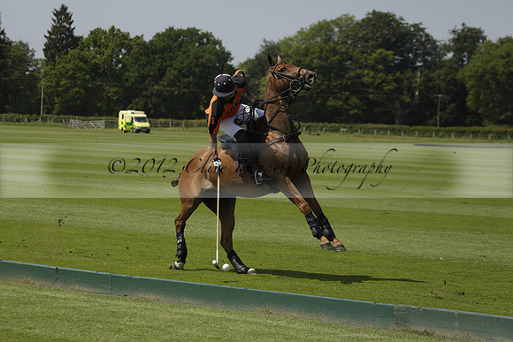 Four Quarters Orange v Montana in a Cicero Cup Polo match 2013.06.06