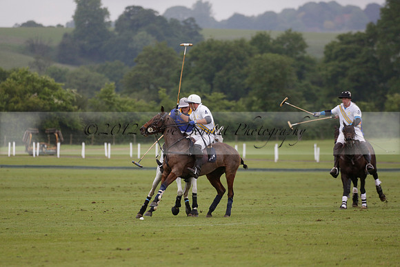 Burningfold v Combe Place in a June 4 Goal Cup polo match 2013.06.11