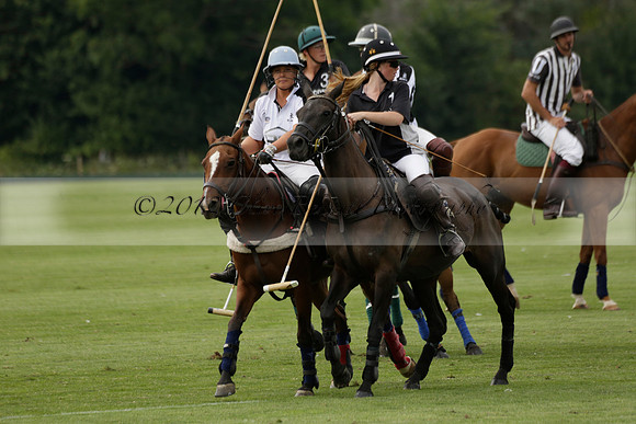 Beau Design v Boscom in an August Rother Cup 4 goal polo match at Cowdray Park Polo Club on Wednesday 07 August 2013
