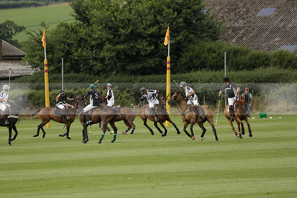 Beau Design v Boscom in an August Rother Cup 4 goal polo match at Cowdray Park Polo Club on Wednesday 07 August 2013