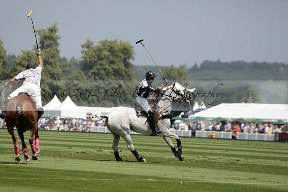 Zacara v Talandracas in a Veuve Clicquot Gold Cup Polo Match 2013.07.18