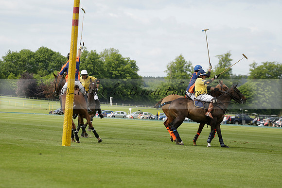 Las Estrellas v Four Quarters Blue in the final of the Jubilee Cup Polo match 2013.06.02
