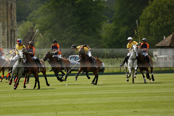 Las Estrellas v Four Quarters Blue in the final of the Jubilee Cup Polo match 2013.06.02