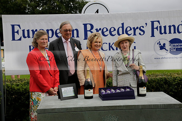 Race 6 Goodwood The British Stallion Studs Turf Club E.B.F. Fillies Stakes. 20130731. Race winner Ribbons owner Elite Racing Club