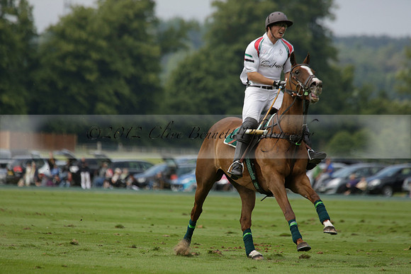Dubai v La Bamba de Areco in a Veuve Clicquot Gold Cup Polo Match 2013.07.04