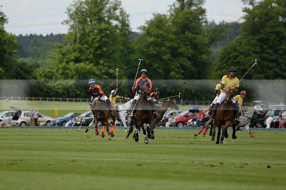 Las Estrellas v Four Quarters Blue in the final of the Jubilee Cup Polo match 2013.06.02