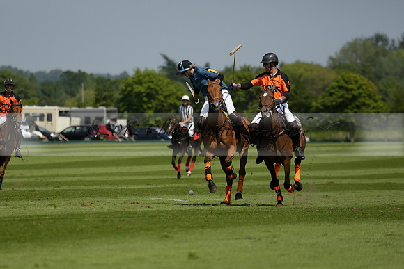 Four Quarters Orange v Montana in a Cicero Cup Polo match 2013.06.06