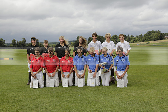 The Colts Cup presentation at Cowdray Park Polo Club on Lawns 2 on Thursday 15 August 2013 2013.08.15