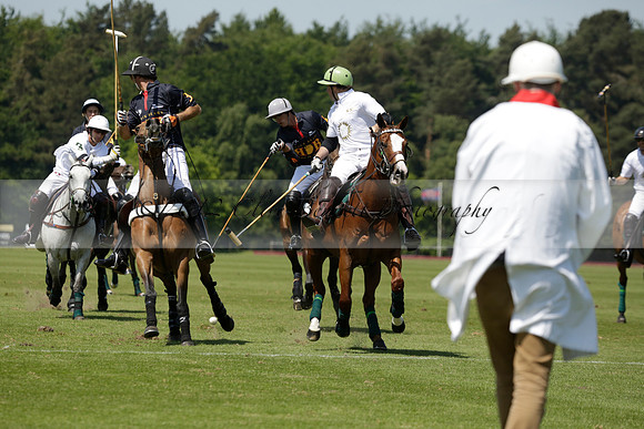 Black Bears v Salkeld in a Cartier Queens Cup polo match 2013.06.05