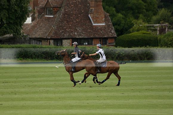 Beau Design v Boscom in an August Rother Cup 4 goal polo match at Cowdray Park Polo Club on Wednesday 07 August 2013