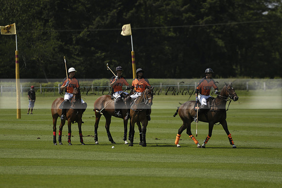 Four Quarters Orange v Montana in a Cicero Cup Polo match 2013.06.06
