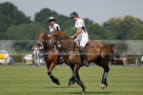 Cowdray Vikings v Enigma in a Bloom British Ladies Open Championship Polo match 2013.07.17