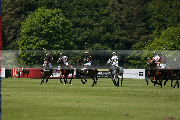 Black Bears v Salkeld in a Cartier Queens Cup polo match 2013.06.05