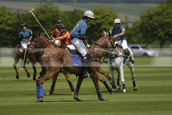 Four Quarters Orange v Montana in a Cicero Cup Polo match 2013.06.06