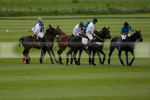 Pluma Negra v Turquoise in the Jubilee Cup Subsidiary Final Polo match 2013.06.02