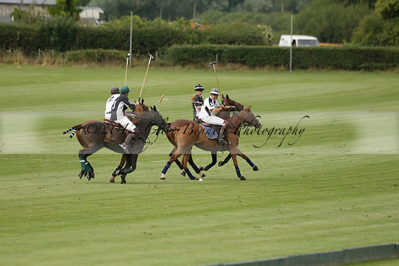 Beau Design v Boscom in an August Rother Cup 4 goal polo match at Cowdray Park Polo Club on Wednesday 07 August 2013