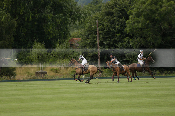 Beau Design v Boscom in an August Rother Cup 4 goal polo match at Cowdray Park Polo Club on Wednesday 07 August 2013