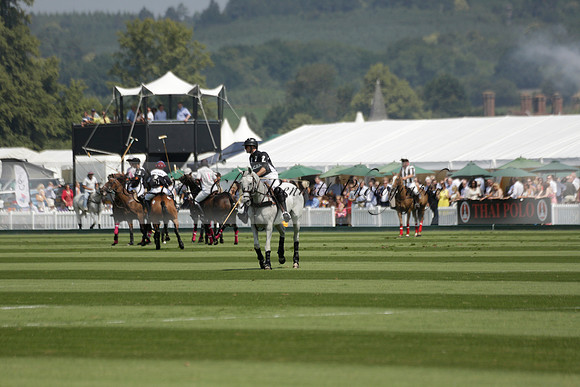 Zacara v Talandracas in a Veuve Clicquot Gold Cup Polo Match 2013.07.18