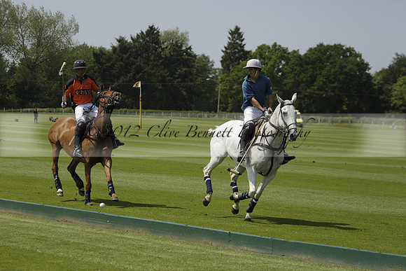Four Quarters Orange v Montana in a Cicero Cup Polo match 2013.06.06