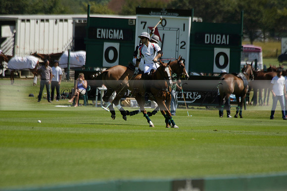Enigma v Dubai in a Veuve Clicquot Gold Cup Polo Match 2013.07.08