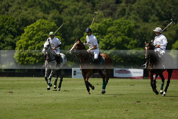 Black Bears v Salkeld in a Cartier Queens Cup polo match 2013.06.05