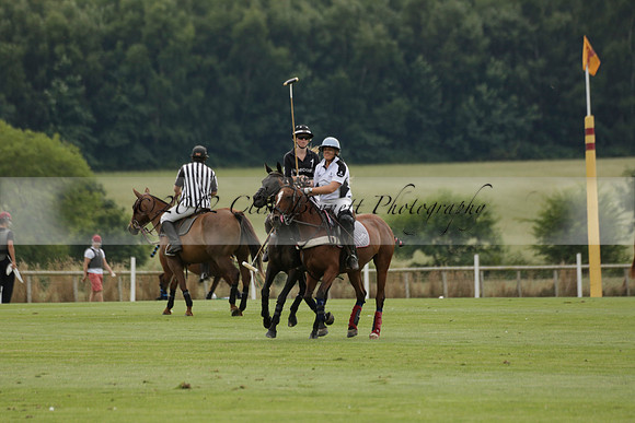 Beau Design v Boscom in an August Rother Cup 4 goal polo match at Cowdray Park Polo Club on Wednesday 07 August 2013