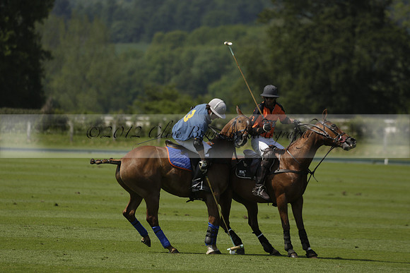 Four Quarters Orange v Montana in a Cicero Cup Polo match 2013.06.06