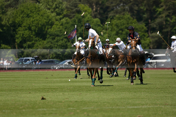 Black Bears v Salkeld in a Cartier Queens Cup polo match 2013.06.05